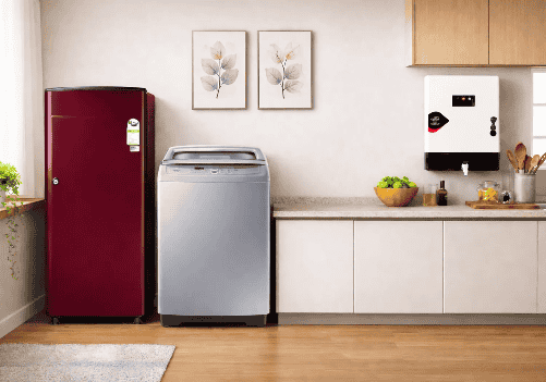 Fridge, Washing Machine and RO Combo